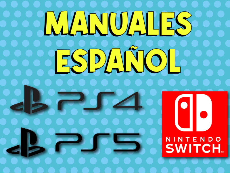 MANUALES ESPAÑOL PS4 PS5 SWITCH NINTENDO SONY INEDITO EXCLUSIVOS ESPAÑOL NEWOLDGAMES SAYER RAIDER