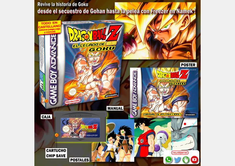 comprar legado de goku 1 dragon ball gba game boy advance edición completa con extras