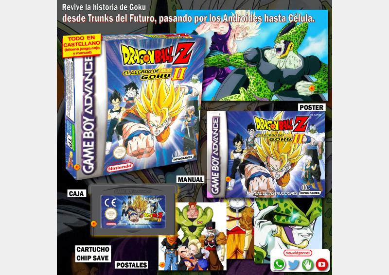 comprar compra dragon ball legado de doku 2 gba pal españa game boy advance completo