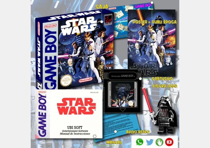 compra star wars game boy juego completo pal españa edición inédita comprar