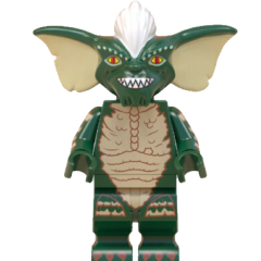 STRIPE TIPO LEGO FIGURITA GREMLINS PELICULA CON BASE EN BOLSITA PARA MONTAR