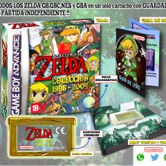 zelda multipack collection deluxe gb gbc gba nes español todos salvan partida independiente