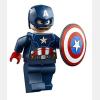 Capitán America con escudo lego figura articulada