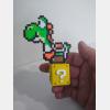 yoshi resina super mario interrogación hamma mini 2.6